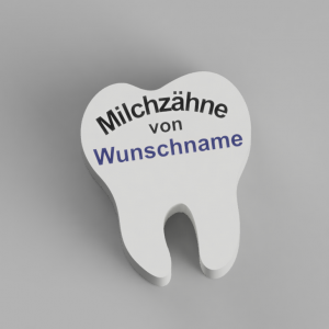 Personalisierte Milchzahnbox mit Wunschname – perfektes Andenken für kleine Zähne