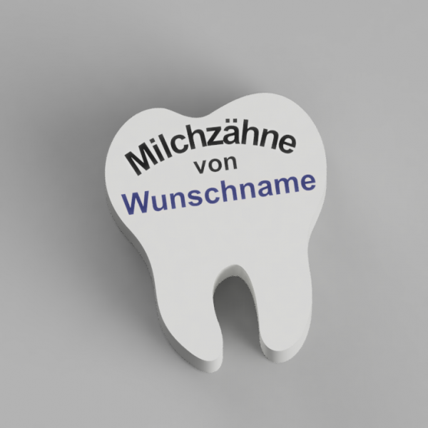 Personalisierte Milchzahnbox mit Wunschname – perfektes Andenken für kleine Zähne