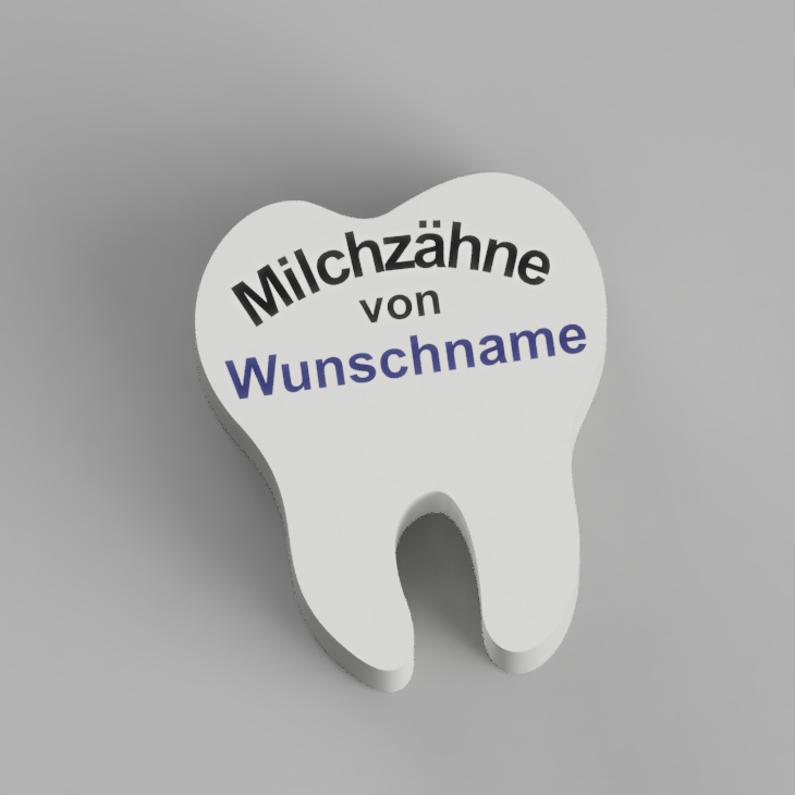 Personalisierte Milchzahnbox mit Wunschname – perfektes Andenken für kleine Zähne